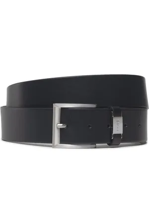 HUGO BOSS Pánský pásek Coonio 50475116 Tmavomodrá