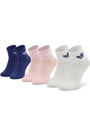 adidas Sada 3 párů dětských vysokých ponožek Ankle HC9596