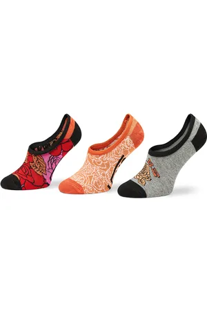 Vans Sada 3 párů dětských kotníkových ponožek Rose Tie Dye