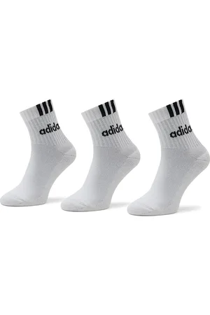 adidas Klasické ponožky Unisex 3-Stripes Linear Half-Crew Cushioned Socks 3 Pairs HT3437
