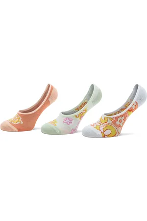 Vans Sada 3 párů dětských kotníkových ponožek Psychedelic Floral Cano VN0007B3BM51