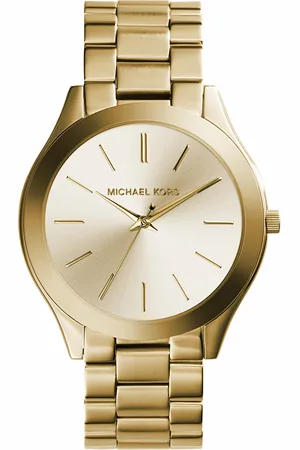 Michael Kors Hodinky Slim Runway MK3179 Zlatá