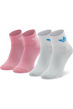 adidas Sada 2 párů dětských vysokých ponožek Anti-Slip HM1696