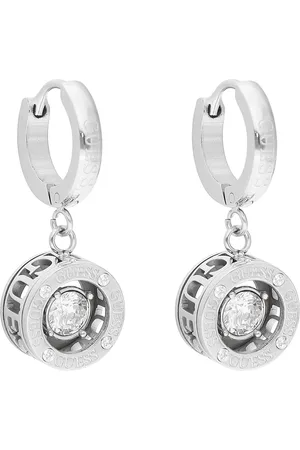 Guess Naušnice JUBE01 463JW Stříbrná