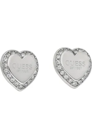 Guess Naušnice JUBE01 427JW Stříbrná