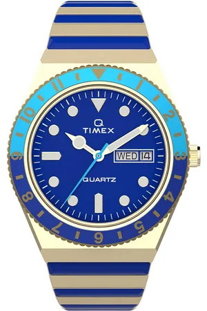 Timex Hodinky Q Malibu TW2V38500 Zlatá