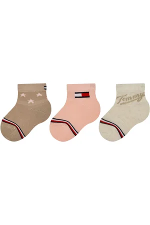 Tommy Hilfiger Sada 3 párů dětských vysokých ponožek 701224997