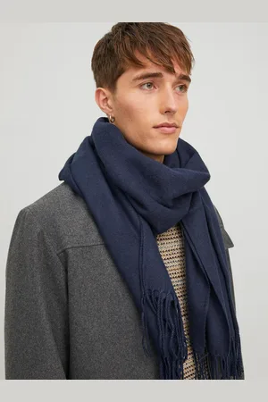 JACK & JONES Šál 12140332 Tmavomodrá