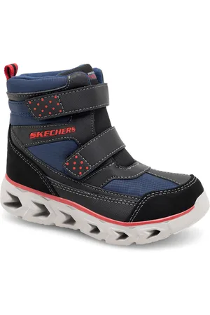 Skechers Kotníková obuv 405052N/NVBK Tmavomodrá