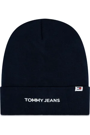 Tommy Hilfiger Čepice Linear Logo AW0AW15843 Tmavomodrá