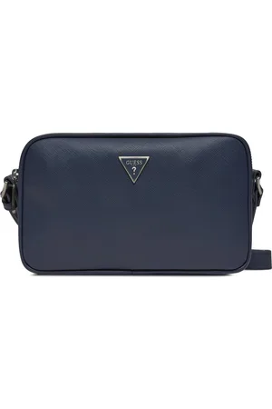 Guess Brašna Certosa Saffiano Eco Mini Bags HMECSA P3329 Tmavomodrá