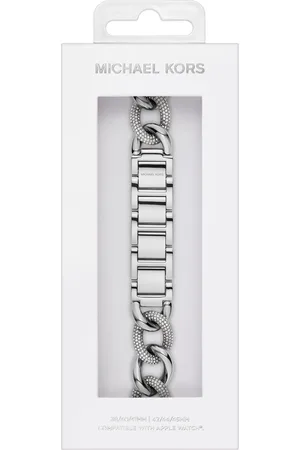 Michael Kors Vyměnitelný pásek do hodinek Apple Watch MKS8058E Stříbrná