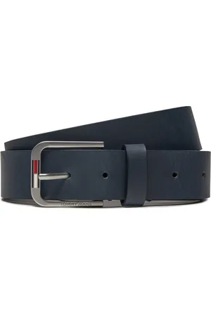 Tommy Hilfiger Pánský pásek Tjm Austin 3.5 AM0AM12338 Tmavomodrá