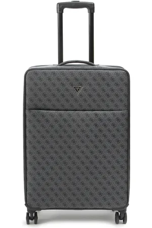 Guess Velký kufr Vezzola Travel TMVZLS P3302 Černé rhodiovaní