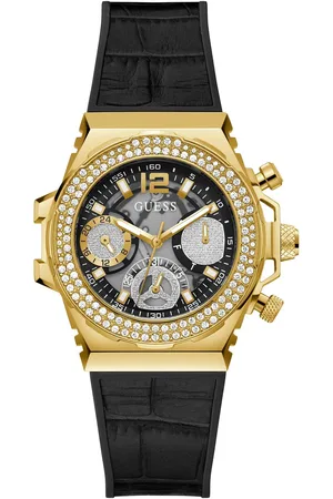 Guess Hodinky Fusia GW0553L4 Zlatá