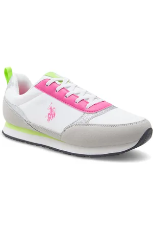 U.S. Polo Assn. Sneakersy NOBIK013 Bílé zlato