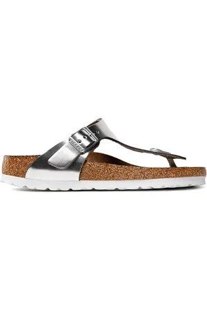 Birkenstock Žabky Gizeh Bs 1003675 Stříbrná