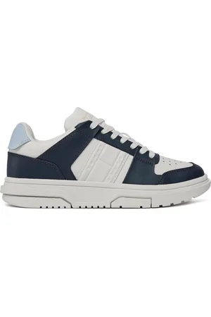 Tommy Hilfiger Sneakersy Tjw Skate Sneaker Mat Mix EN0EN02501 Tmavomodrá