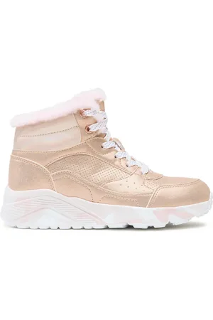 Skechers Sneakersy Uno Lite Camo Dazzle 310485L/GDPK Zlatá