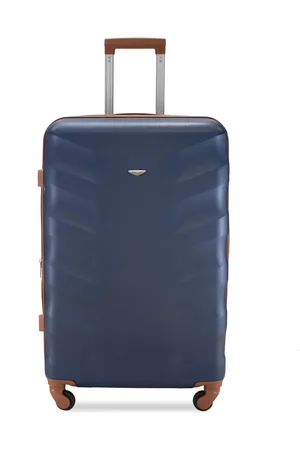 Semi Line Velký kufr T5706-3 Tmavomodrá