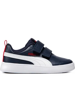PUMA Sneakersy Courtflex V2 V Ps 371543 01 Tmavomodrá