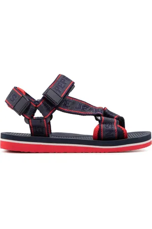 Pepe Jeans Sandály Pool Tape Boys PBS90043 Tmavomodrá