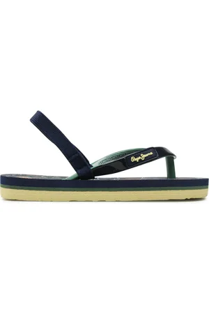 Pepe Jeans Sandály Beach Palms Boy K PBS70052 Tmavomodrá