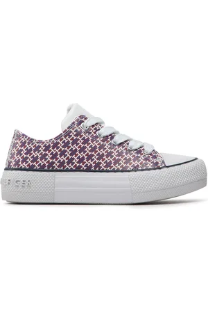 Tommy Hilfiger Plátěnky Low Cut Lace-Up Sneaker T3A9-32289-0753