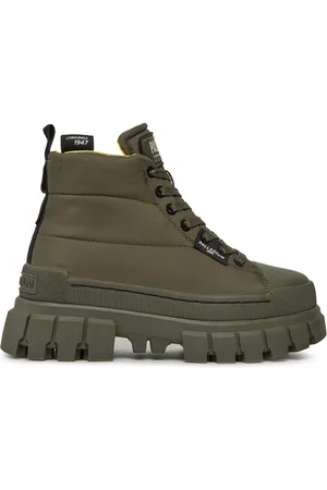 Palladium Turistická obuv Revolt Boot Overcush 98863-325-M Khaki