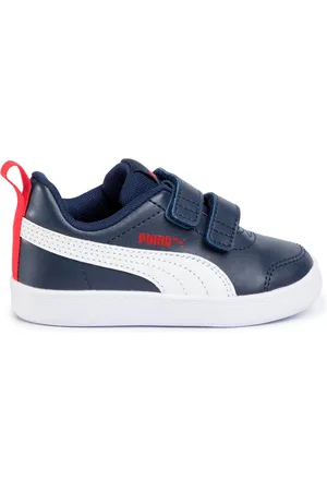 PUMA Sneakersy Courtflex V2 V Inf 371544 01 Tmavomodrá