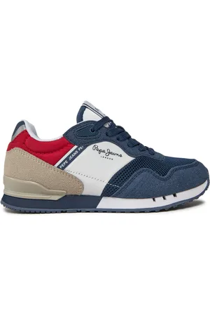 Pepe Jeans Sneakersy London Urban B PBS40002 Tmavomodrá