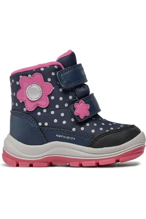 Geox Sněhule B Flanfil Girl B Abx B363WB 0MNBC C4268 M Tmavomodrá