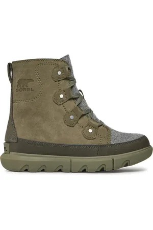 sorel Sněhule Explorer Next™ Joan Wp NL5069-397 Zelená