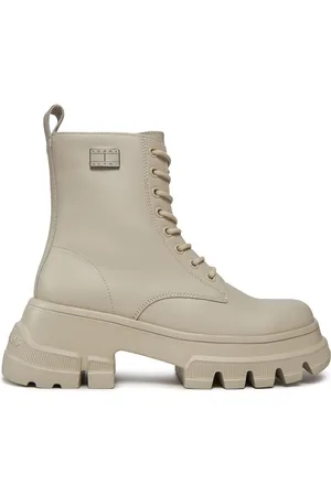 Tommy Hilfiger Turistická obuv Tjw Chunky Leather Boot EN0EN02503