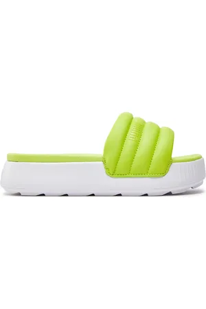 PUMA Nazouváky Karmen Slide Puffy Wns 395399-04 Zelená