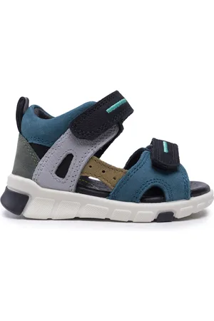 Ecco Sandály Mini Stride Sandal 76114160080 Tmavomodrá