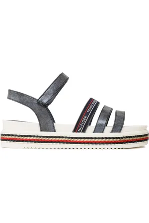 Tommy Hilfiger Sandály Platform Velcro Sandal T3A2-32763-0568 S Tmavomodrá