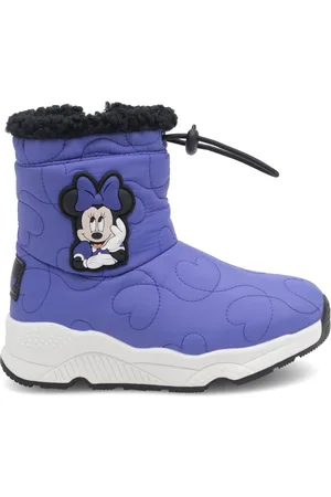 Mickey & Friends Polokozačky AW23-211DSTC Fialová