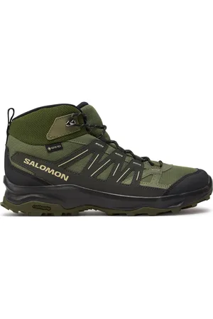 Salomon Trekingová obuv Grivola Mid Gore-Tex L47606400 Zelená