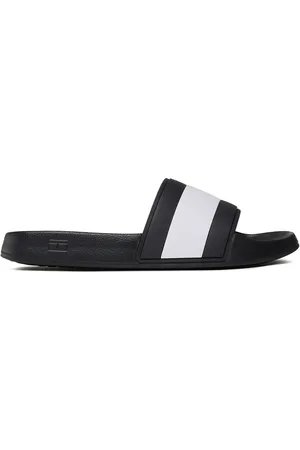 Tommy Hilfiger Nazouváky Rubber Th Flag Pool Slide FM0FM04236 Tmavomodrá