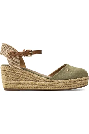 Wrangler Espadrilky Bela Women Semi Wedge 20241055 Zelená
