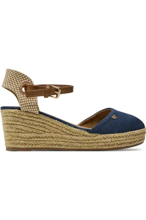 Wrangler Espadrilky Bela Women Semi Wedge 20241055 Tmavomodrá
