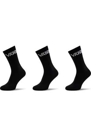 Vans Sada 3 párů pánských vysokých ponožek Classic Crew VN000F0XBLK1