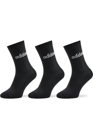 adidas Klasické ponožky Unisex Linear Crew Cushioned Socks 3 Pairs IC1301