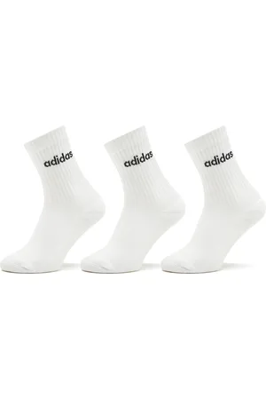 adidas Klasické ponožky Unisex Linear Crew Cushioned Socks 3 Pairs HT3455