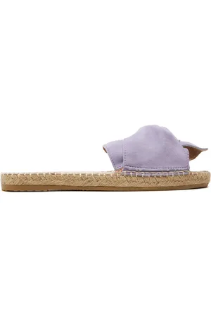 MANEBI Espadrilky Hamptons Sandals With Knot W 1.3 JK Fialová