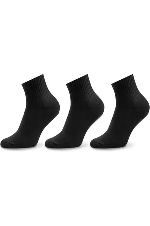 Vans Sada 3 párů dámských nízkých ponožek Classic Ankle VN000FV7BLK1