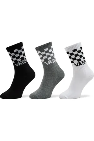 Vans Sada 3 párů pánských vysokých ponožek Classic Check Crew VN000F0WY281
