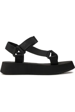 Calvin Klein Sandály Sandal Velcro Webbing In Mtl YW0YW01480