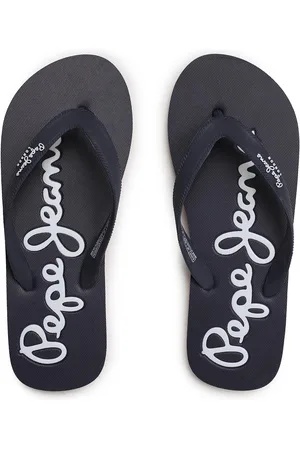 Pepe Jeans Žabky Bay Beach Basic M PMS70128 Tmavomodrá